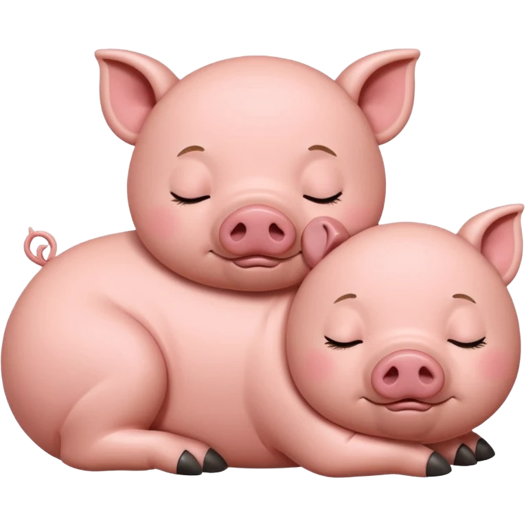 pig sleep emoji