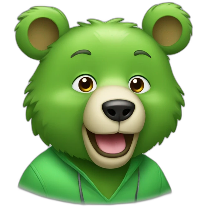 green chordify bear emoji
