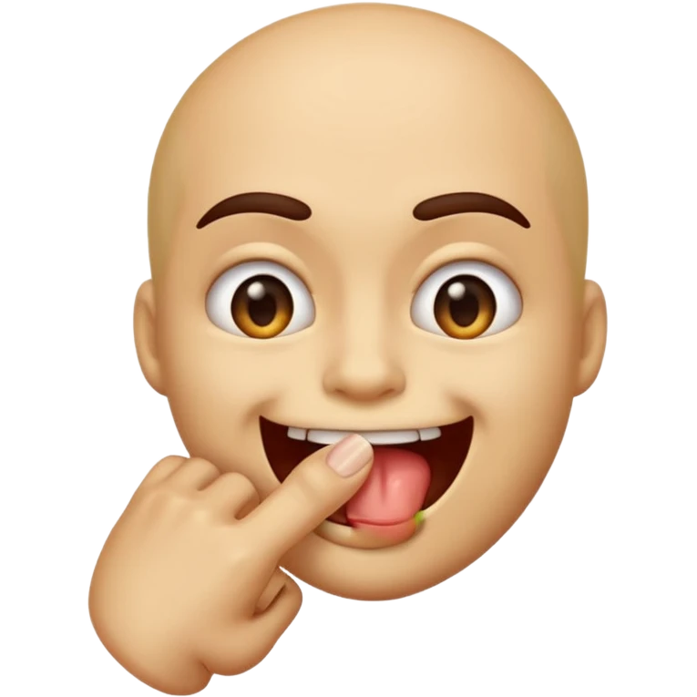 emoji biting their finger lustfully  emoji