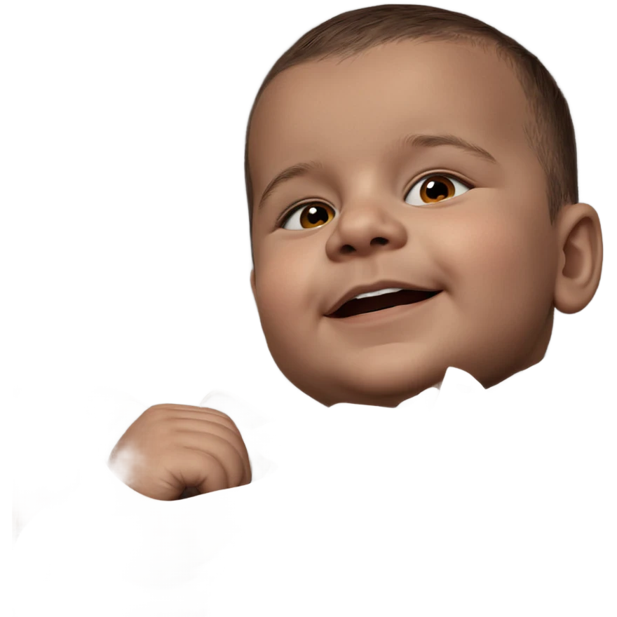 male portrait in realistic style emoji