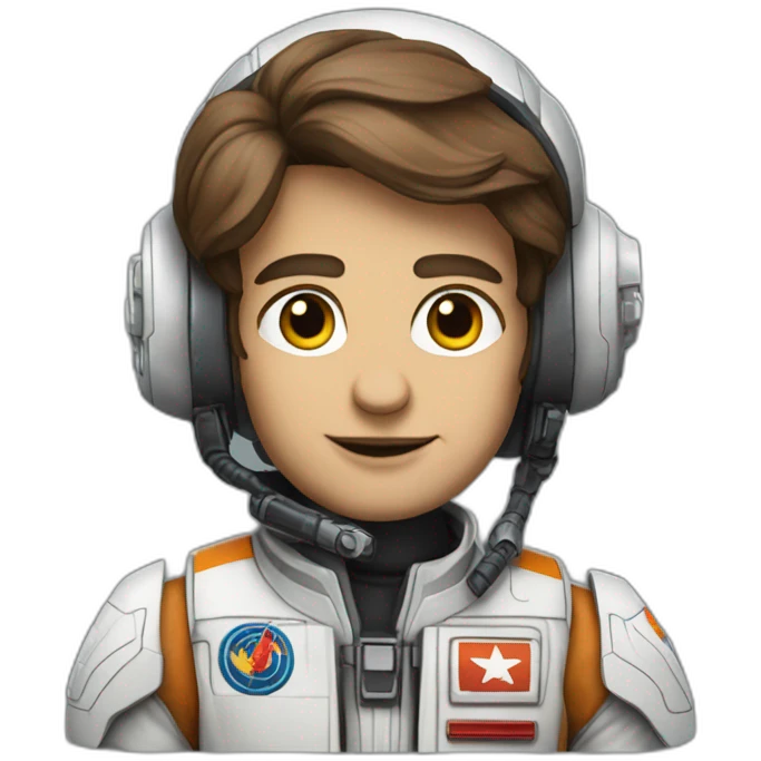 un xwing piloter par macron emoji