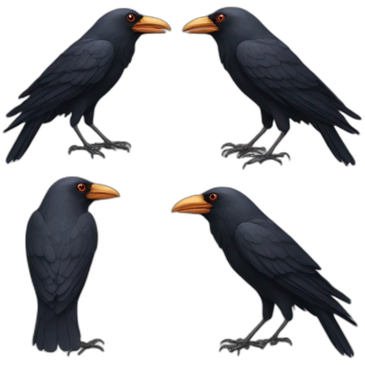crown crow emoji