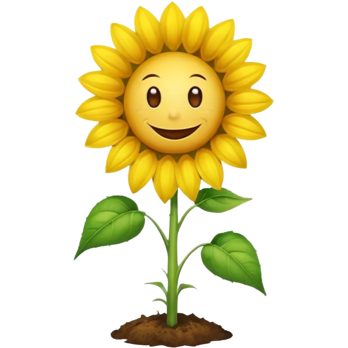 Sunflower plants vs zombies emoji