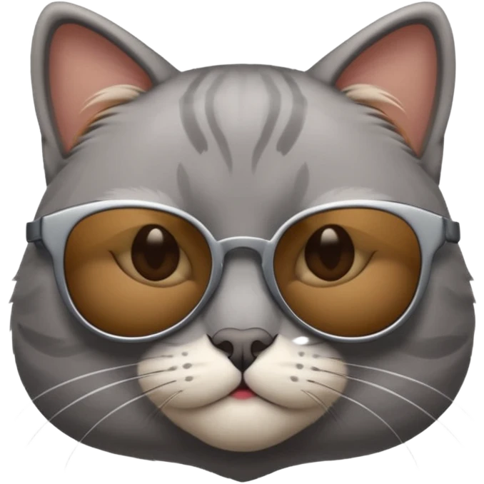 Cat wearing sunglasses emoji