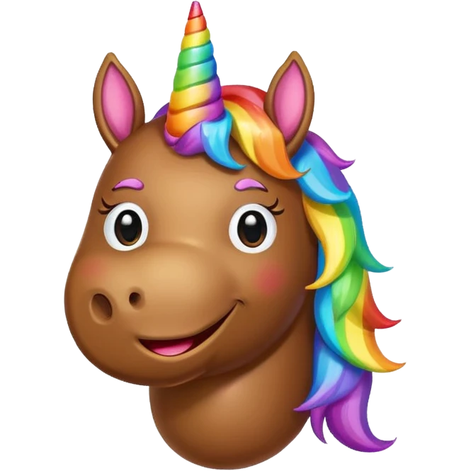 Poop unicorn  emoji