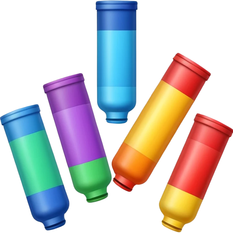 color tubes emoji