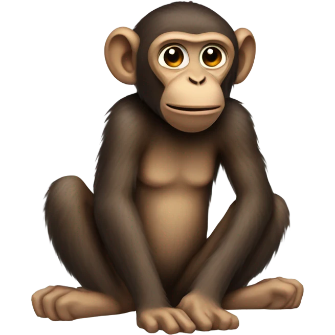 Monkey griddying emoji