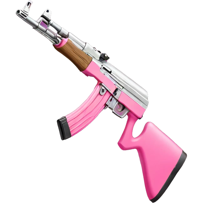 pink ak47 emoji