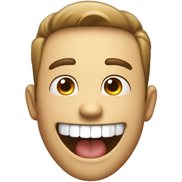 Crazy smile emoji