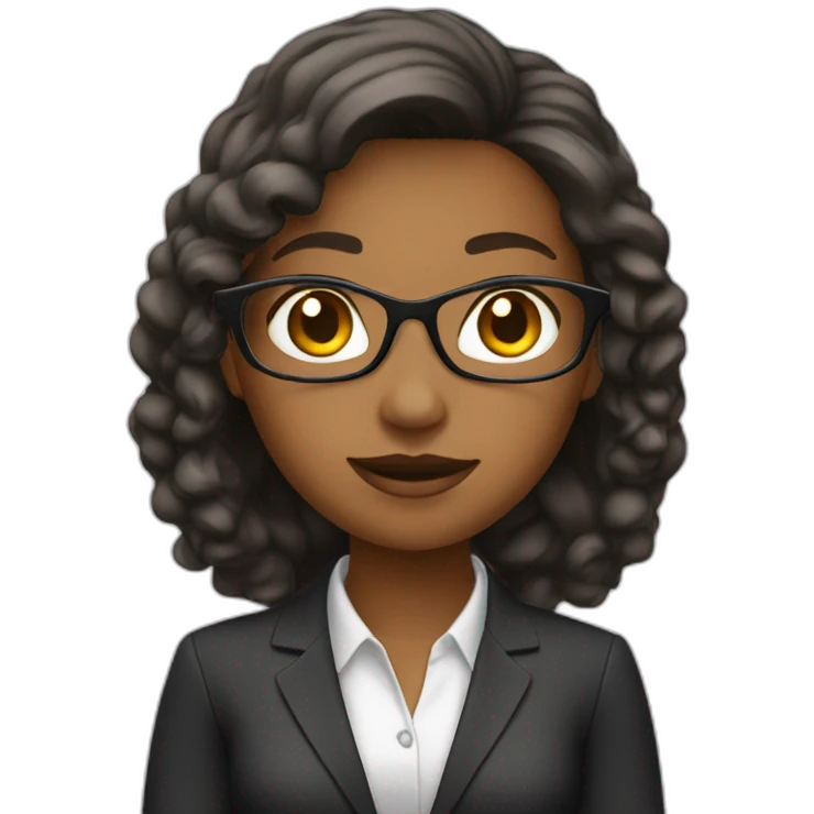 Business girl emoji