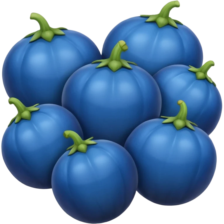 blue vegatable emoji