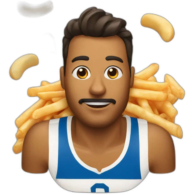 Poutine fais du basket  emoji