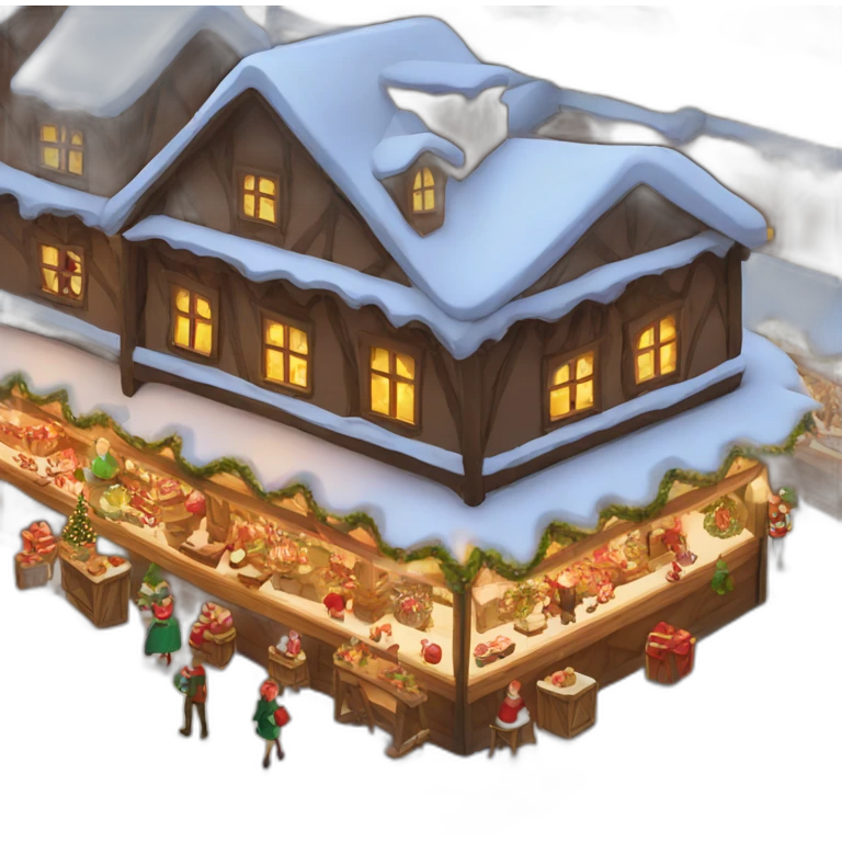 christmas market emoji