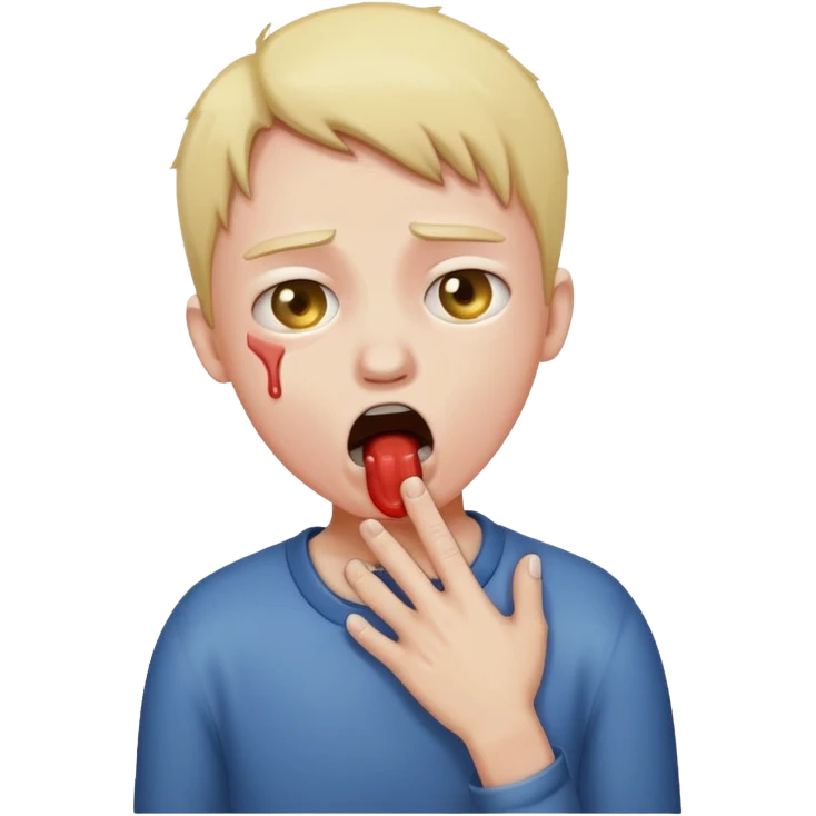 choking oneself emoji