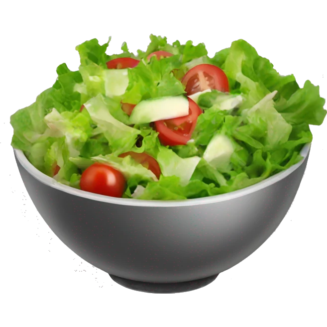 Bowl of ionised salad emoji
