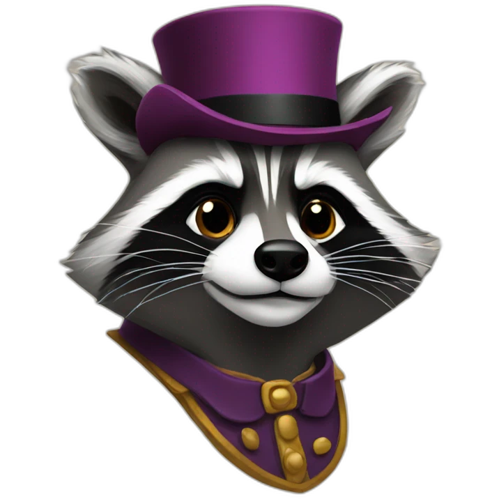 sir racoon emoji