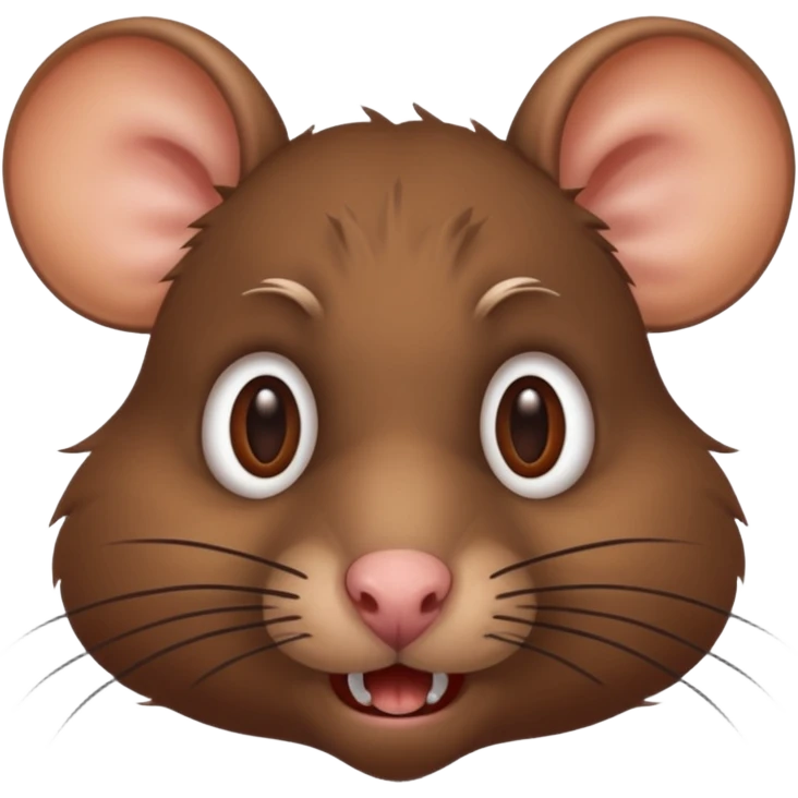 a crazy rat emoji