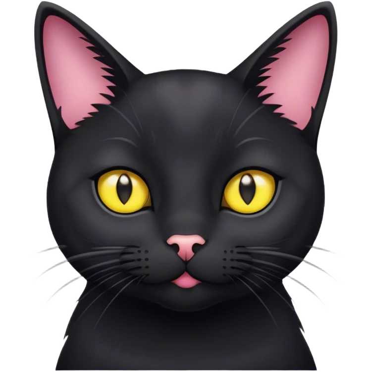 Black cat emoji