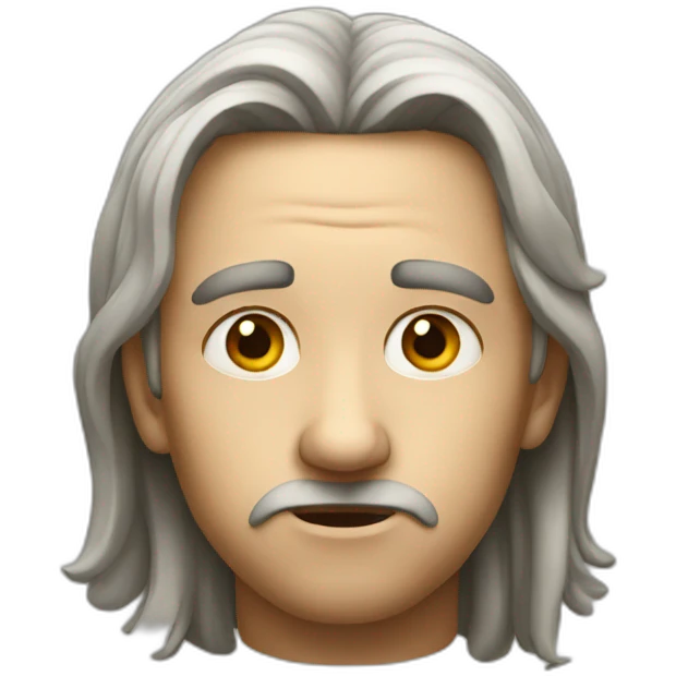 pensive nodding emoji