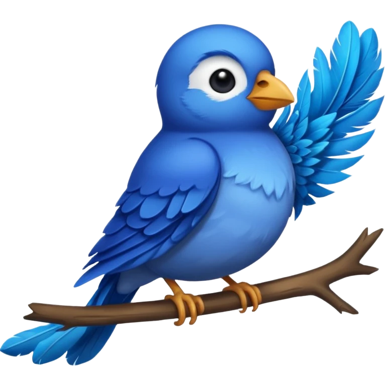 A bird emoji