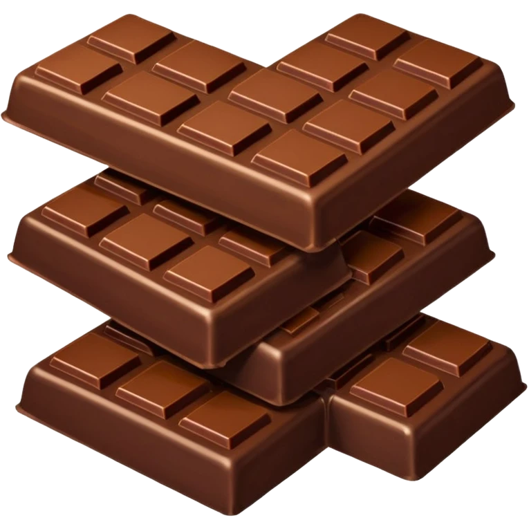 un réseau avec plusieurs chocolats reliés  emoji