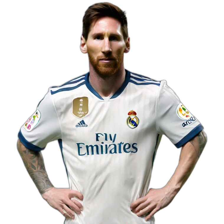 Messi real madrid emoji