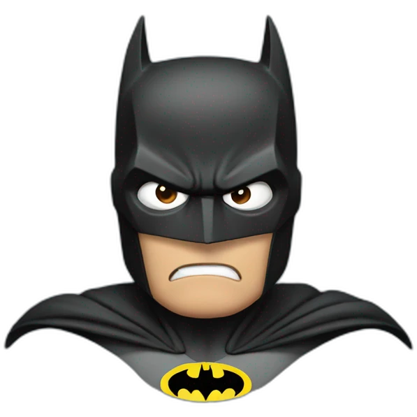 batman looking confused emoji
