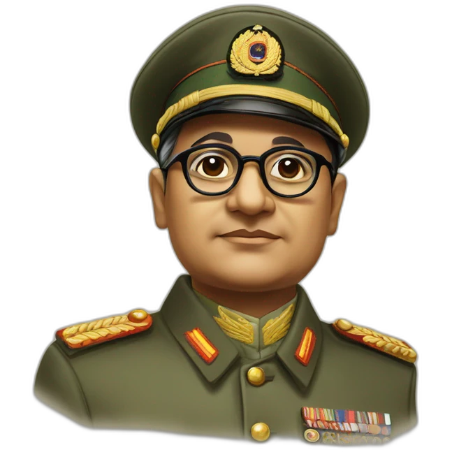 subhash chandra bose face emoji
