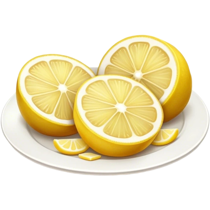 Fried kalamari Greek snack with a slice of lemon on the side emoji