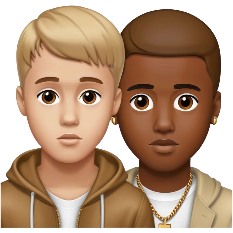 diddy and justin bieber emoji