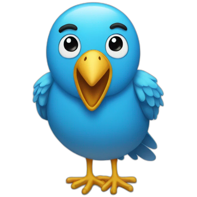 Twitter bird emoji