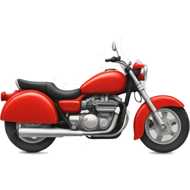 Red motorbike emoji