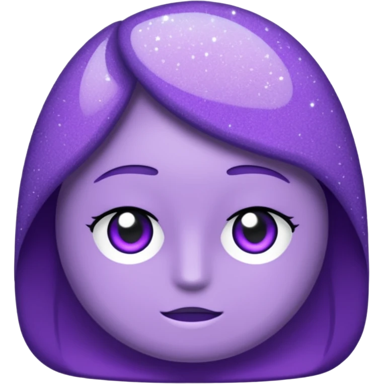 glitter purple and cian bin emoji