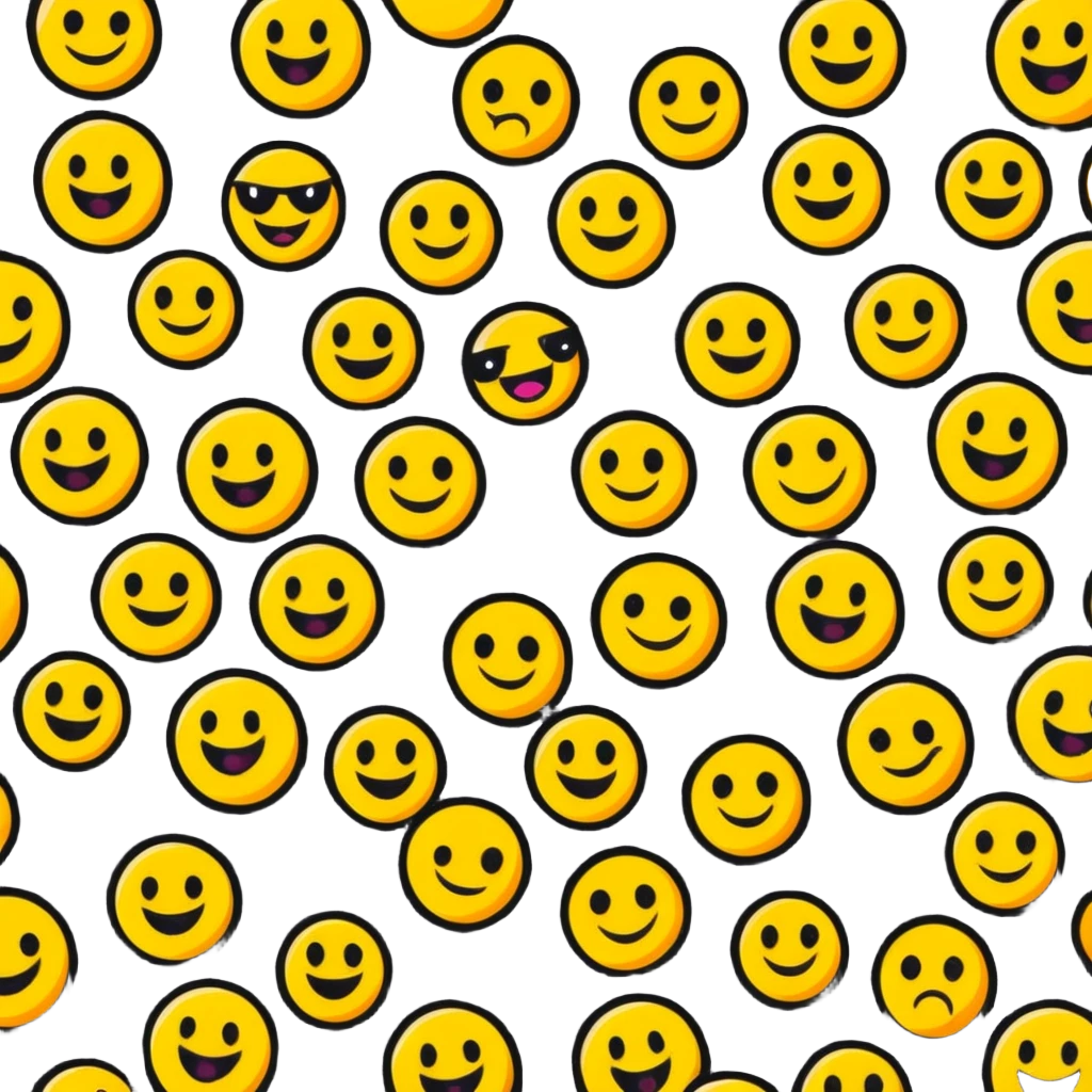 clean simple design with only a sparkle emoji overlaid on a roll of patterned fabric, nothing else emoji