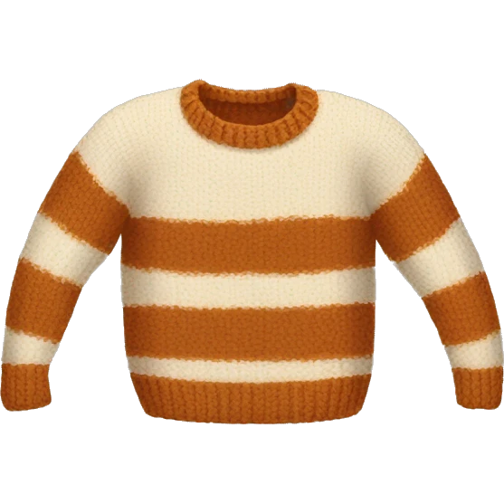 Fall sweater emoji