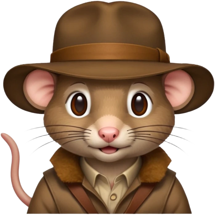 🐀 wearing Indiana jones hat emoji
