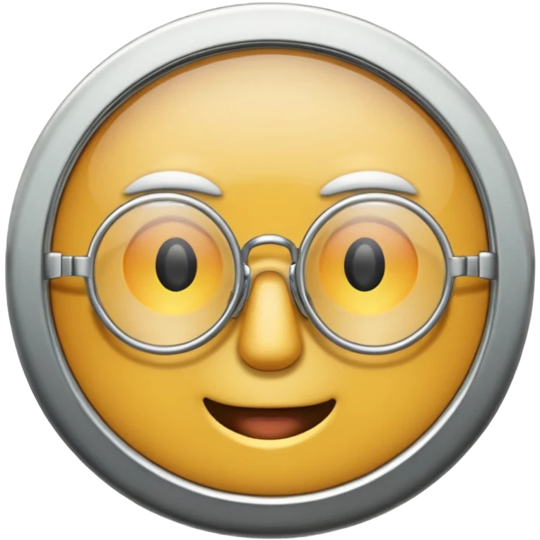 One Monacle glasses emoji