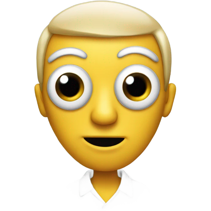 Speaker with eyes and legs emoji