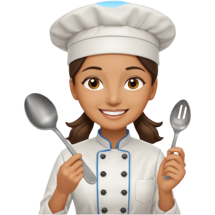  woman Chef with Spoon emoji