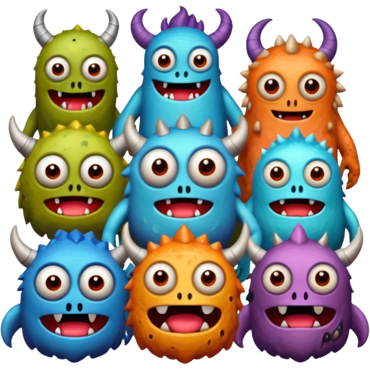 Horror and funny  emoji