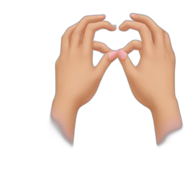 Hands love emoji