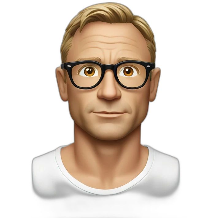 Daniel Craig glasses emoji