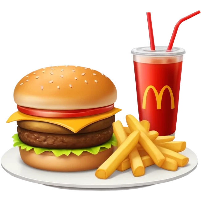 McDonald’s meal  emoji
