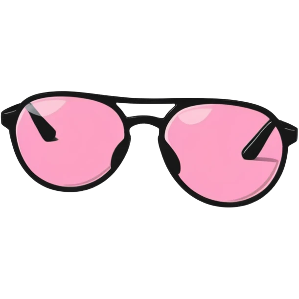 Pink sunglasses  emoji