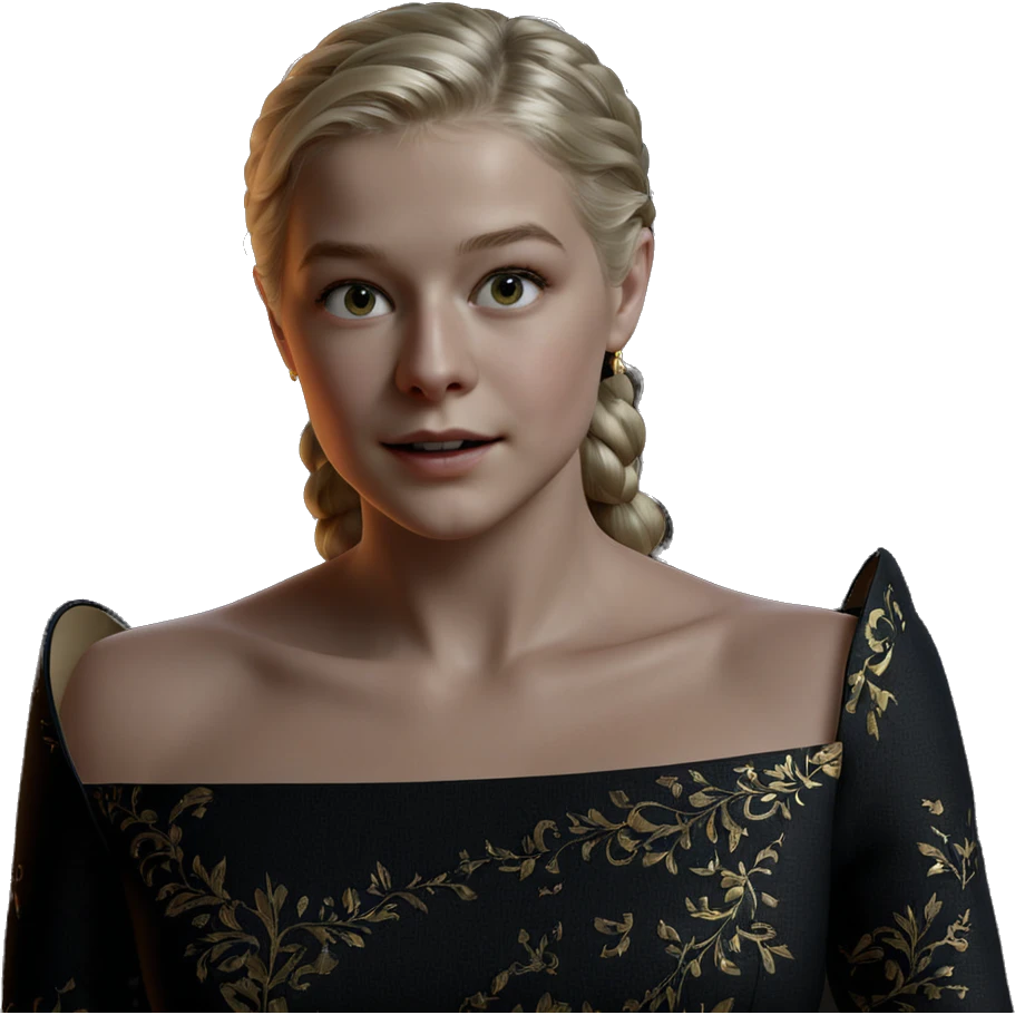 blonde girl in elegant dress emoji