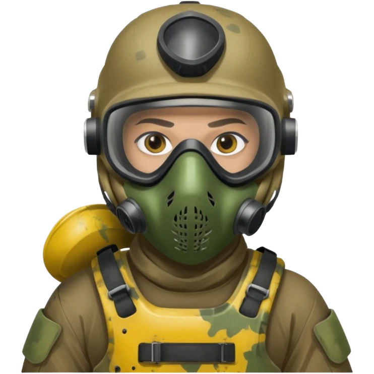 paintball player dirty emoji