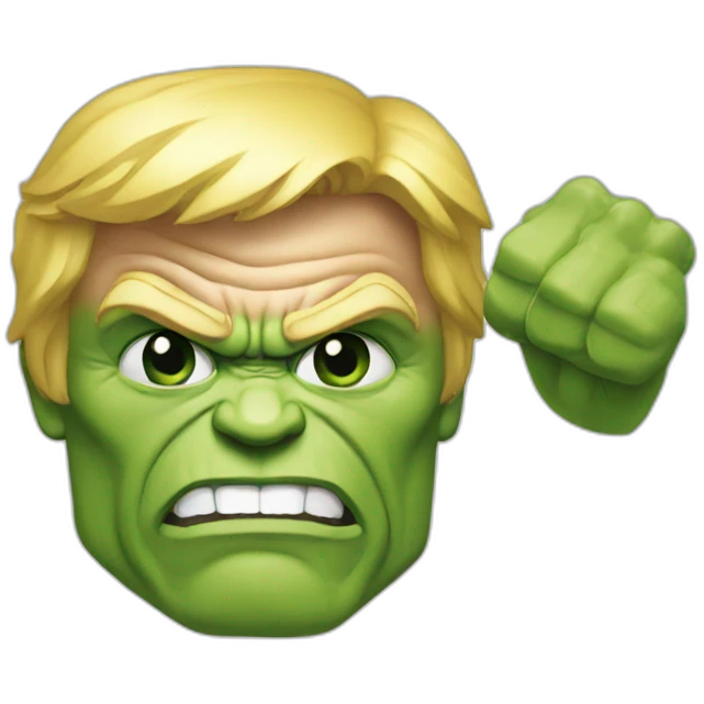 Hulk trump emoji