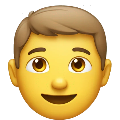 Head down smiling  emoji