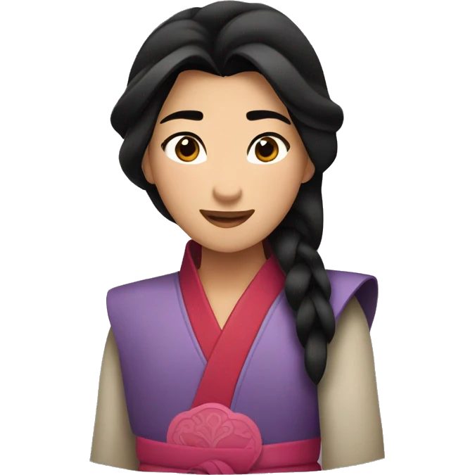 Mulan enamorada emoji