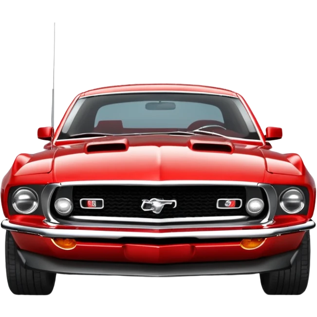 A 1969 model ford mustang emoji